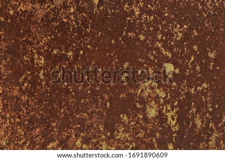 a metal surface covered with rust, the tecture is suitable for modeling the creation of games, for entrapped backgrounds and much more