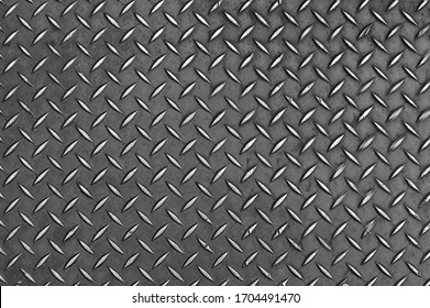 Metal surface with a repeating texture pattern. Texture or background