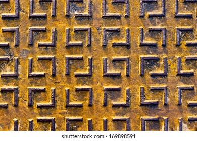 Metal Texture With Right Angle Patterns / Steal Texture