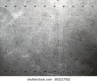 Metal Texture With Rivets