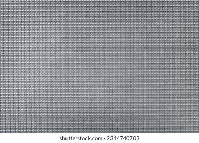 Metal texture of stamped tin, top view. - Shutterstock ID 2314740703