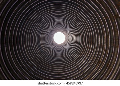 Metal Tube Light End Tunnel Stock Photo 459243937 | Shutterstock