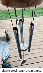 Metal Wind Chime Singing In The Wind