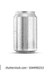 Blank Aluminium Can Beer Soft Drinks Stock Illustration 604231286