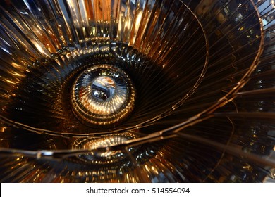 Metallic Eye, Center of many pieces of Stainless reflect as turbine.