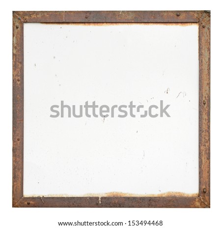 Metallic frame. Texture or background. 