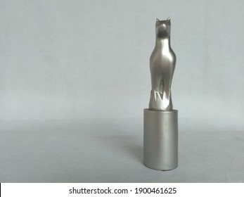 Metallic Gray Dog Show Trophy