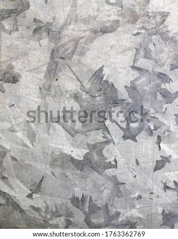 Metallic grey wall texture background. Obsolette gray color pattern, old dusty surface backdrop