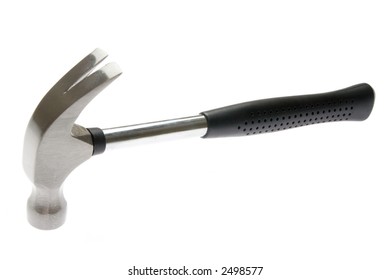 Metallic Hammer Isolated On White Background Stock Photo 2498577 ...