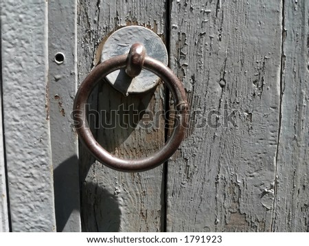 Similar – Gate Door Metal Lock Old