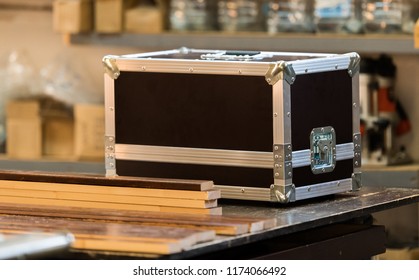 Metallic Rivets Of A Road Music Case 