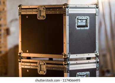 Metallic Rivets Of A Road Music Case 