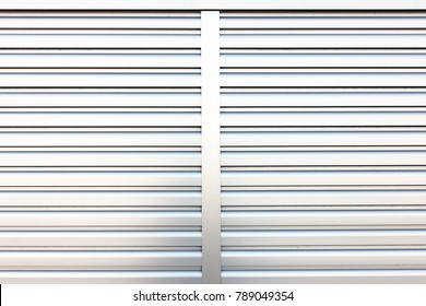 Metallic Roll Up Door Background