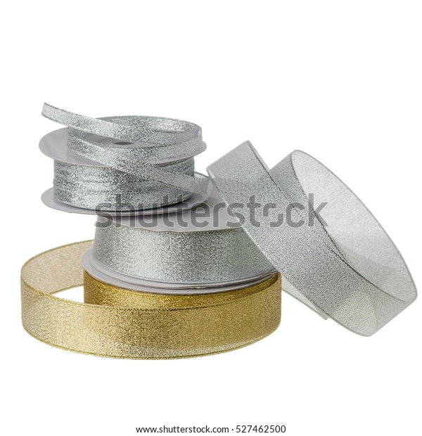 metallic satin ribbon