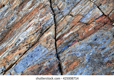 metamorphic rock layers