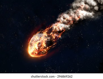 La pioggia di meteoriti. Elementi di questa immagine fornita dalla NASA