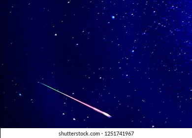 Meteor And Stars, Eta Aquarid Meteor Shower