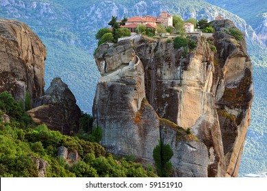 Meteora Monasteries In Greece