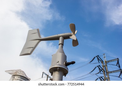 Meteorological System For Monitoring Ambient Air Pressure, Temperature, Humidity, Wind Speed And Direction