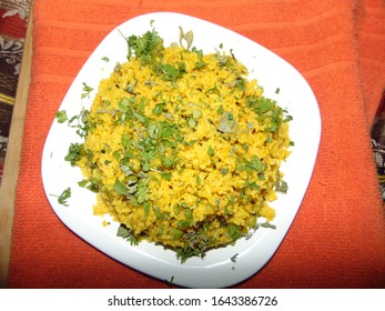 Methi Mutter Pulao Served In Plate 