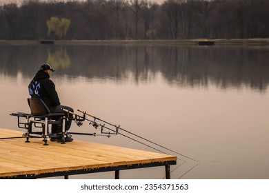 method feeder fishing in spring time