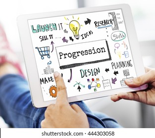 Method Strategy Business Workflow Progress Concept