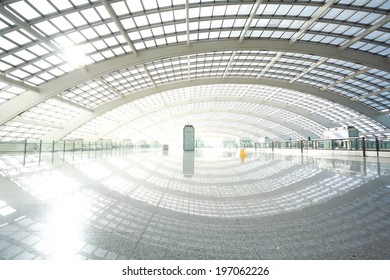 metro in beijing T3 airport modern station