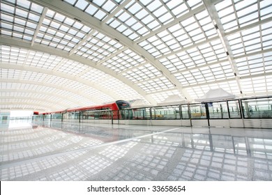 metro in beijing T3 airport  station