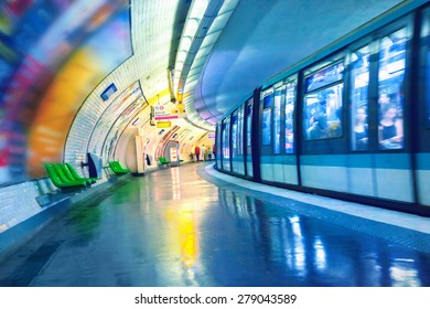 Metro Station In Paris