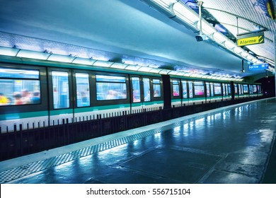 Metro Station In Paris