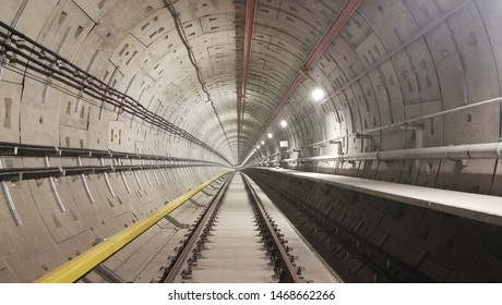 
Metro Tunnel And Third Rail