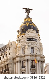 Metropolis Building, Madrid, Spain.