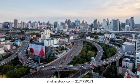 the Metropolitan Bangkok City downtown cityscape urban skyline  Thailand