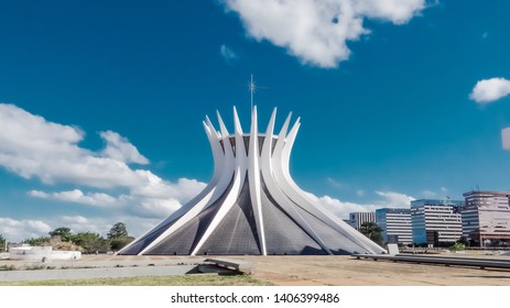 The Metropolitan Cathedral of Brasília  - Shutterstock ID 1406399486