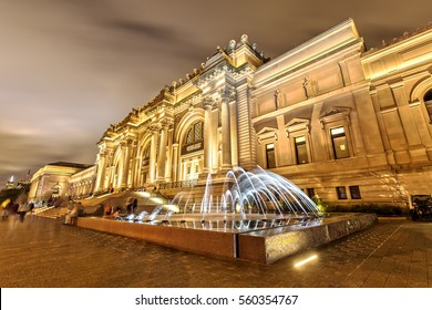 The Metropolitan Museum of Art in New York at Night