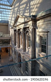 Metropolitan Museum of Arts, Manhattan, NY - Feb 29, 2020: The Charles Engelhard Court in the American Wing