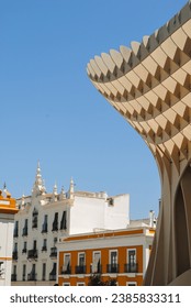 Metropolparasol in Seville, wood construction, architecture, spain, historic