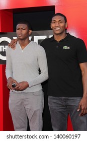 Metta World Peace And His Son At 