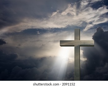 Church Crosses Divine Light Images Stock Photos Vectors Shutterstock