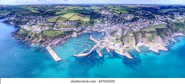 Mevagissey Harbour And Town - Cornwall