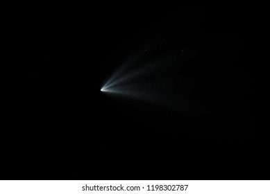 Mexicali, Baja California/MEXICO-Oct-7-2018: Space X Falcon 9 Launch SAOCOM 1A Mission, A View Of The Launch In The  Baja California Sky. 7:34 PM