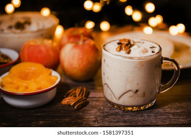 Mexican Apple Salad Traditional For Christmas In Mexico