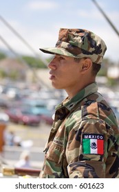 Mexican Army Man Aboard Mexican Navy Vessel