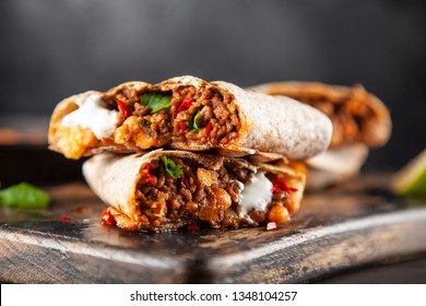Mexican Beef Burrito