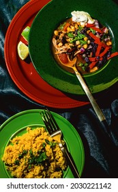 Mexican Chicken Taco Soup With Black Beans And Wild Rice