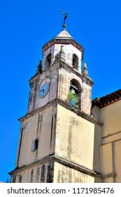 Mexican Church Bell Tower In Patzcuaro, Michoacan