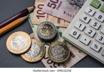 Mexican Coins And Bills