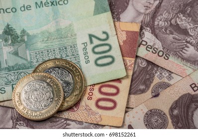 Mexican Coins And Bills