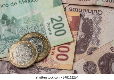 Mexican Coins And Bills