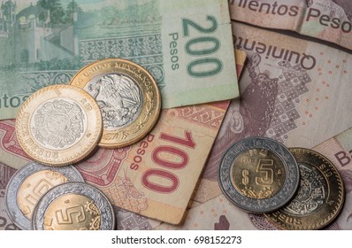 Mexican Coins And Bills